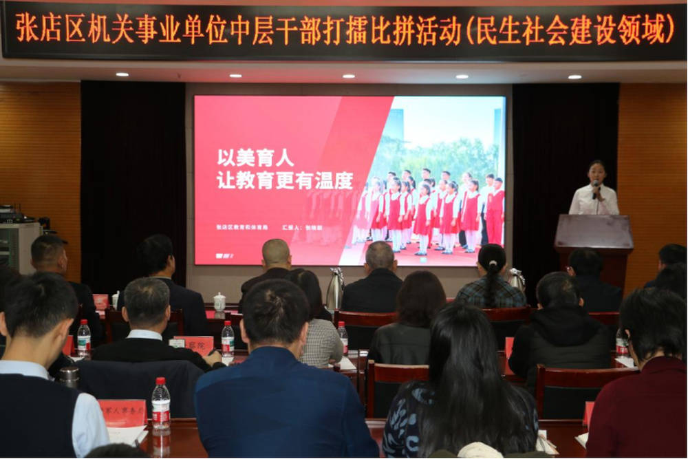 淄博市张店区开展机关事业单位中层干部打擂比拼活动